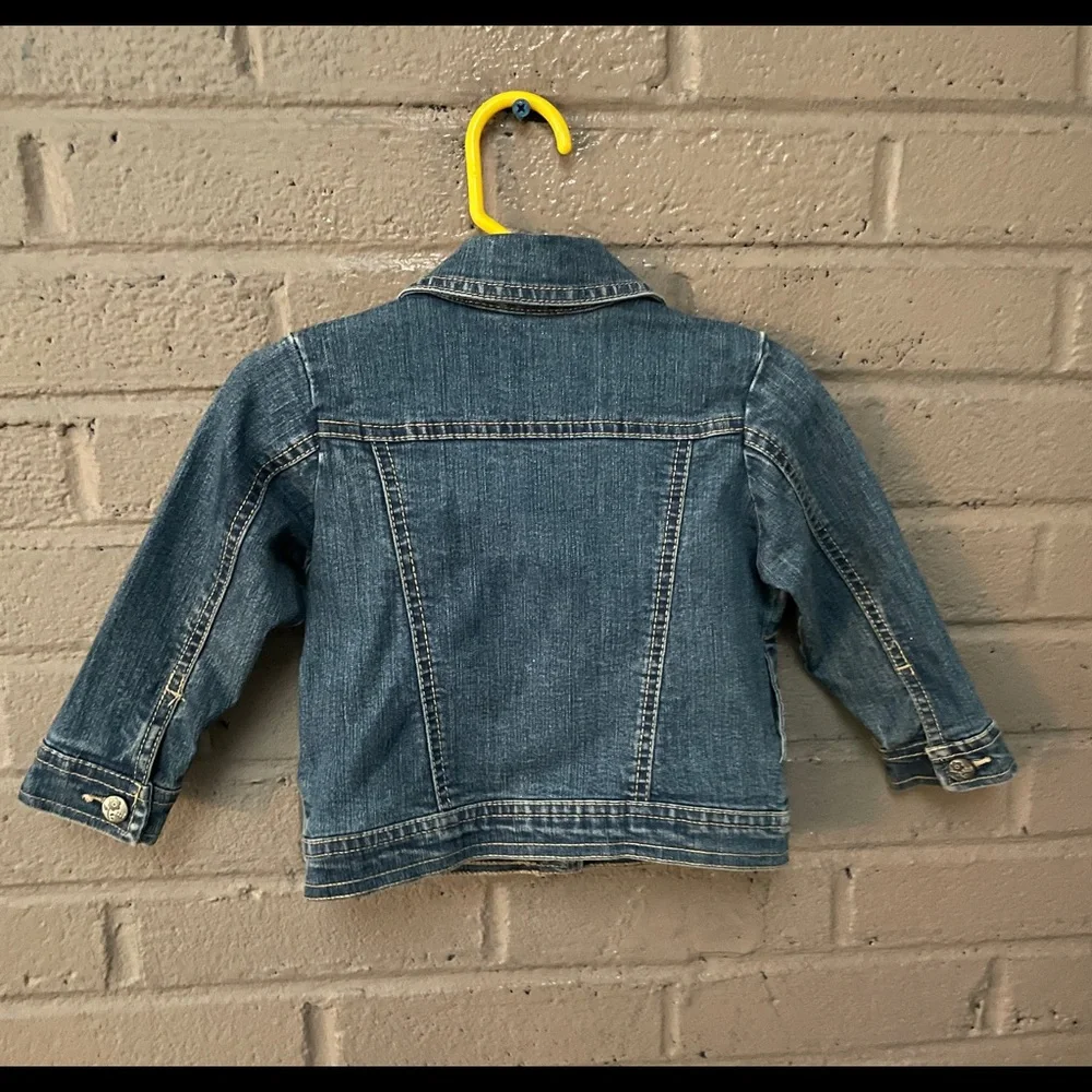 Old Navy  ruffled girls Jean Jacket  12-18 months